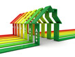Energy saving concept 3d render