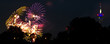 Feuerwerk bei Nacht