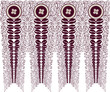seamless background from coffee beans