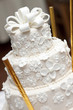 Photo: A white wedding cake A white wedding cake