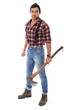 Photo: Holzfäller mit Axt in der Hand Holzfäller mit Axt in der Hand