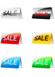 Illustration: Schild Sale Kollektion Schild Sale Kollektion