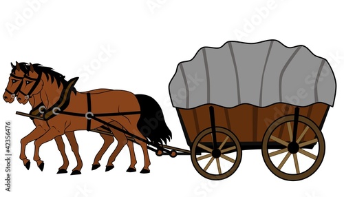 Illustration: Planwagen Planwagen