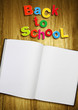 back to school desk