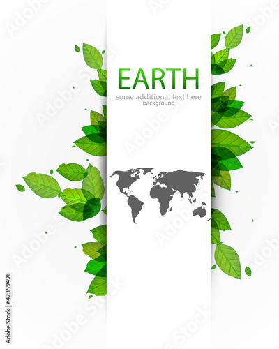 Vetor: Vector nature earth map outline background Vector nature earth map outline background