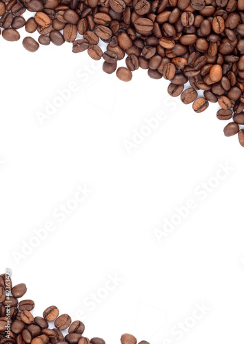 Photo: Brown roasted coffee beans Brown roasted coffee beans