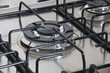 Gas oven with five rings