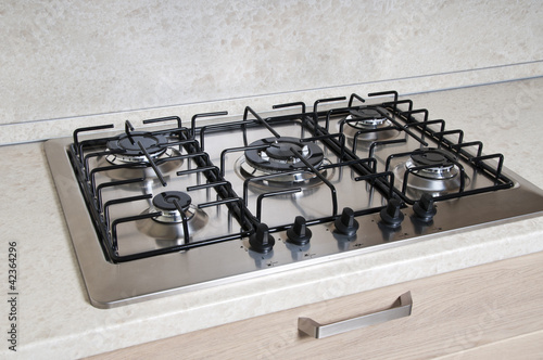 Photo: Gas oven with five rings Gas oven with five rings