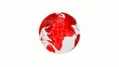 Video: World globe red World globe red