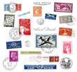 Briefmarken und Poststempel aus Frankreich