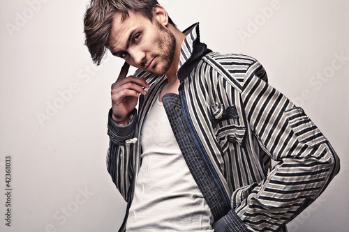 Photo: Elegant young handsome man. Elegant young handsome man.