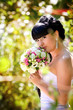 Photo: Beautiful bride posing in her wedding day Beautiful bride posing in her wedding day