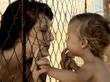 Photo: The young girl behind a lattice The young girl behind a lattice