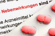 Blister auf Patienteninformation