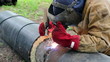 Worker Welding