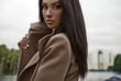 Foto: Portrait of a beautiful model. Portrait of a beautiful model.