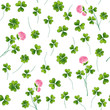 seamless clover pattern