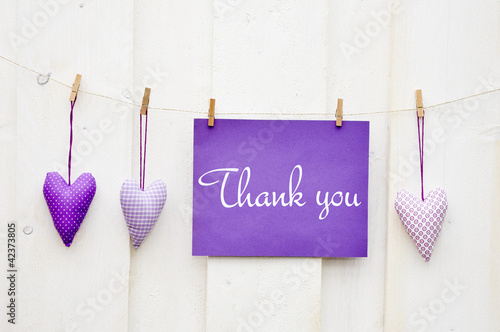 Photo: Thank you Karte Thank you Karte