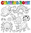 Coloring book cute bugs 1