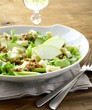 salad with apples, walnuts and cheese