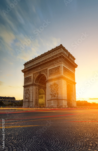 Foto: Arc de Triomphe Paris France Arc de Triomphe Paris France