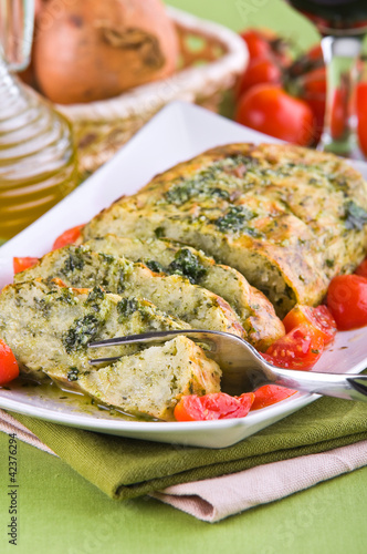 Photo: Vegetable meatloaf. Vegetable meatloaf.