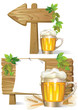 Beer wooden board sign