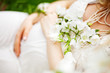 Pregnant with flowers