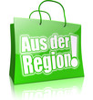 Shopping Bag Collection: Aus der Region! grün