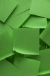 Pile of green sticky notes