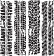Grunge tire tracks