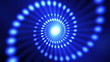 HD movie with a blue DNA