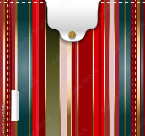 Vektor: Fabric label background Fabric label background