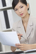 Asian Chinese Woman or Businesswoman in Office