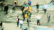 crosswalk time lapse. Manhattan, New York