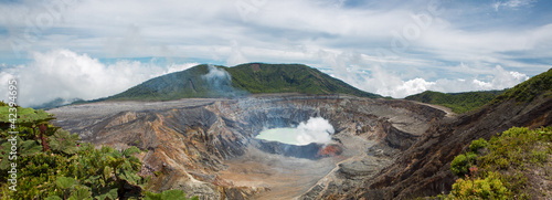 Photo: Panoramic view of Poas Volcano - 2012 Panoramic view of Poas Volcano - 2012