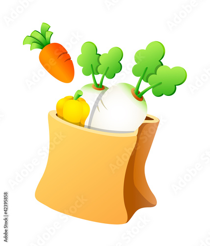 Vector: Vector icon vegetable Vector icon vegetable