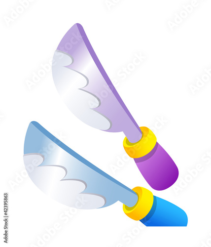 Vektor: Vector icon knife Vector icon knife