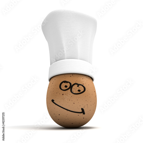 Illustrazione: Funny gourmet egg Funny gourmet egg