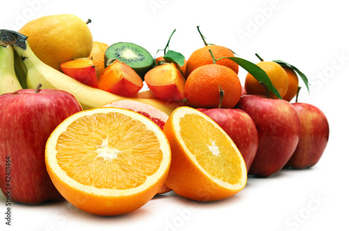 Photo: fruit isolated on white background fruit isolated on white background