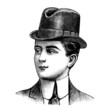 Tête à chapeau