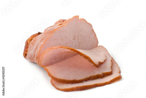 Photo: Thinly sliced ham Thinly sliced ham
