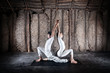 Photo: Couple yoga in India Couple yoga in India