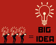 Vector: Businessman Big Idea Businessman Big Idea