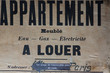 Photo: Old real estate sign in Paris Old real estate sign in Paris