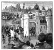 Attacking a Castle (Calais) - 14th century