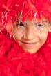 Photo: Red boa teen Red boa teen