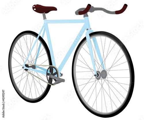 Illustration: fixed gear bike fixed gear bike