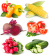Collection of fresh vegetables