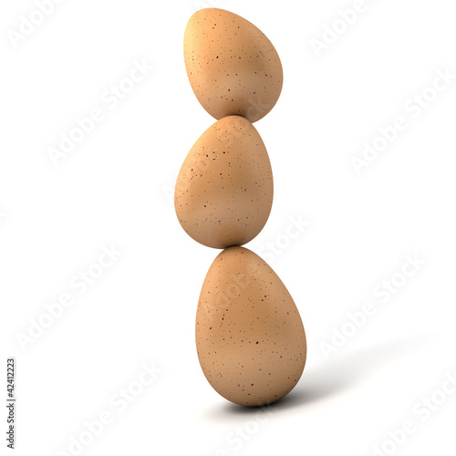 Illustration: Impossible group of eggs Impossible group of eggs